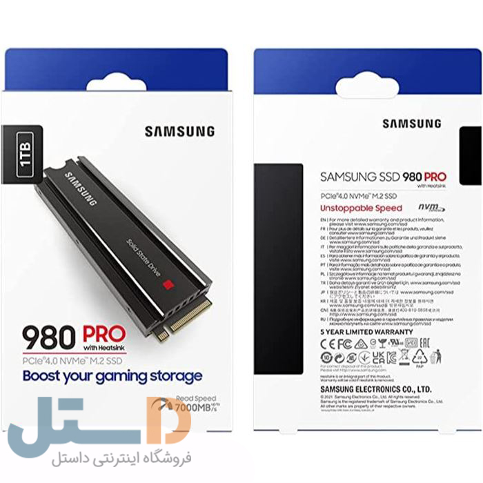 حافظه SSD اینترنال سامسونگ مدل PRO 980 with Heatsink PCIe NVMe Gen4 M.2 2280 با ظرفیت 1 ترابایت -gallery-5 - https://www.dostell.com/